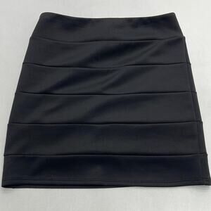 IZ AMY BYER Girl’s Large (14) Black Stretchy Pull On Mini Skirt